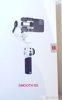 Mobile Gimbal Zhiyun Smooth 5S White, v záruke, -ako nový - 3