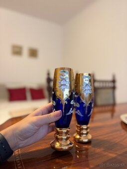 2 poháre Bohemia glass - 3