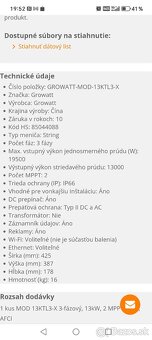 Fotovoltarika menič growatt mid 10ktl3-x - 3