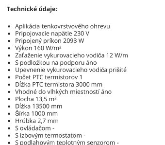 Vykurovacie Rohože - 3