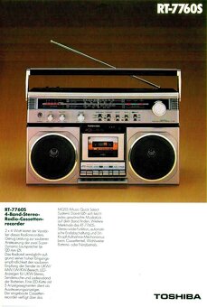 TOSHIBA BOOMBOX GHETTOBLASTER - 3