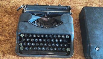 starožitní písací stroj Hermes Baby - 3