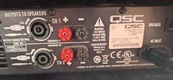 Predam Stereo výkonový zosilňovač QSC GX5 
+ case

 - 3