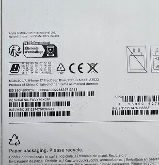 iPhone 17 PRO 256GB blue - 3
