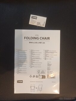 Predám skladacie stoličky jysk - 3