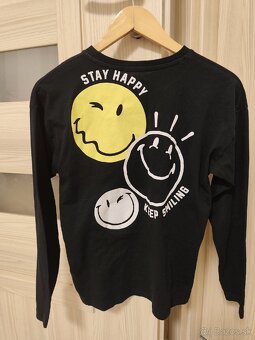 Chlapčenské tričko so smajlíkmi, veľ 152 - 3