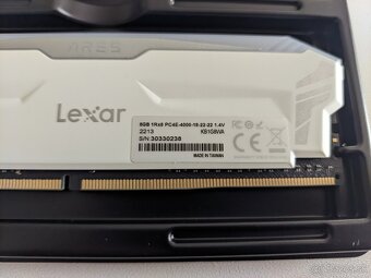 Lexar ARES RGB DDR4 16GB KIT (2x8) 4000MHz CL18 v záruke - 3