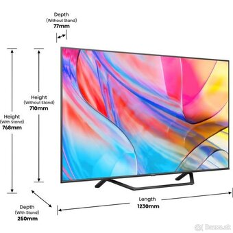 Hisense 55A7KQ 4K Ultra HD rozlíšenie (3840×2160), 55" (139 - 3