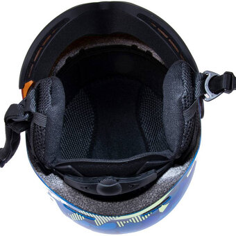 Lyžiarska prilba Salomon Grom visor pop blue mat M - 3