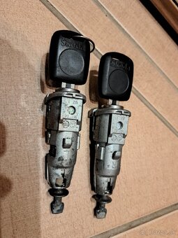 Sada zámkov Škoda Fabia 2 - 3