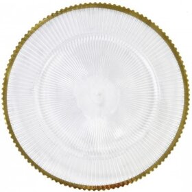 Plastové  transparentné klubové taniere - 3