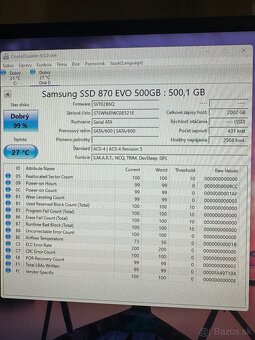SSD Samsung 500GB 870 EVO SATA 2.5 - 3