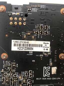 Graficka karta TURBO GTX1060-8G - 3