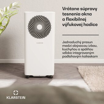 Mobilna klimatizacia Klarstein Aero Ring Smart 9K biela - 3