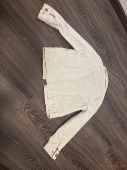 Dievčenská Lindex riflová bunda, vel.128 - 3