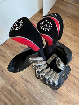 Golfové palice s úlohou a golfový vozík - 3