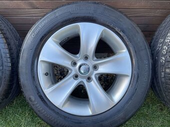 MOON Silber Orig.skoda Alu Disky 5x112 ET45 215 60 16 Letné - 3