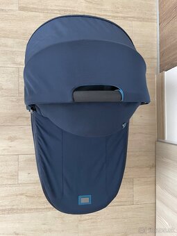 Vanička CYBEX Priam Lux Carry Cot Nautical Blue Platinum - 3