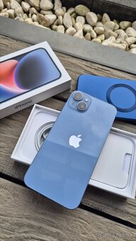 Apple iphone 14 plus 128gb blue top stav - 3