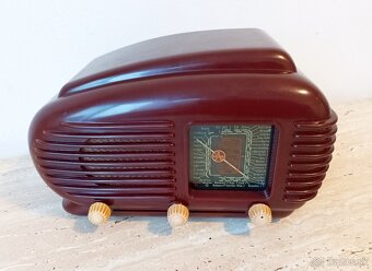 Art Deco starožitné rádio Talisman, krásný stav, funkční - 3