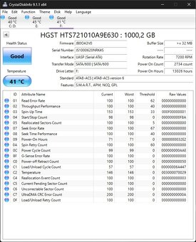 Externý 1TB HDD disk 7200RPM - 3