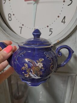 Modrá japonská keramika - 3