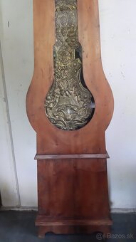 Starožitné francouzské podlahové hodiny-nefunkční - 3