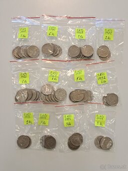 Mince 50h,1,2,5, Kčs - 3