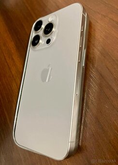 🟩 iPhone 15 Pro 128 GB Silver – TOP stav - 3
