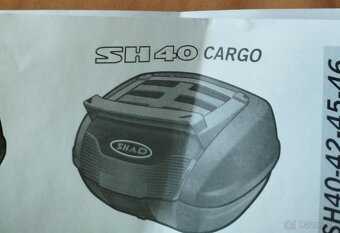 Kufor na motorku Shad SH40 Cargo. - 3