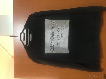 CALVIN KLEIN originál pánska mikinka/metalická L/XL - 3