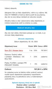 Digitálny fotoaparát Sony ZV-1 (ZV1AB.CE3) čierny - 3