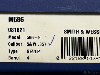 Revolver Smith & Wesson 586-8 - 3