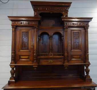 Príborník starožitný renesančný ( 170 ). - 3