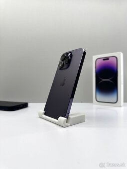 iPhone 14 PRO 256GB DEEP PURPLE TOP STAV+PRÍSLUŠENSTVO - 3