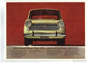 prospekty FIAT: 1100, 500L, 850 SPORT SPIDER, 850 - 3