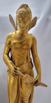Diana bohyňa lovu - pozlátený bronz - 3