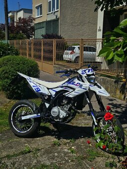 Yamaha WR 125X – ladený výfuk Giannelli, A1, TOP vzhľad - 3