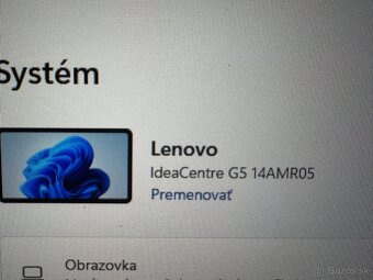 Lenovo G5 Ryzen 5, 3600 ,GTX 1650 super 4gb ,16gb - 3