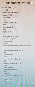 Chladiaca vitrína BEKO ( WHIRLPOOL ) - 3