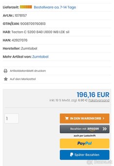 Lineárne LED svietidlo - 6kusov - 3