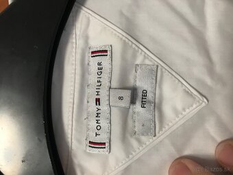 TOMMY HILFIGER originál snehobiela damska bluzka S/M - 3