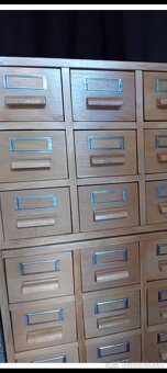 Registračka, vintage ,šuflíkový regál - 3