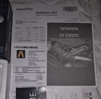 Airsoftová pištoľ M9 HW, plyn BlowBack - nová 3x použitá - 3