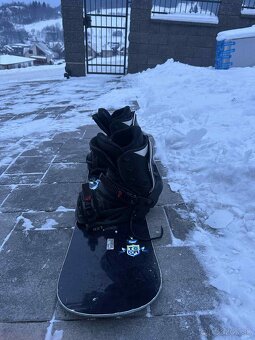 Predám detsky snowboard s topankami - 3