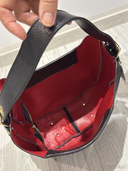 Kožená kabelka bez značky - 3