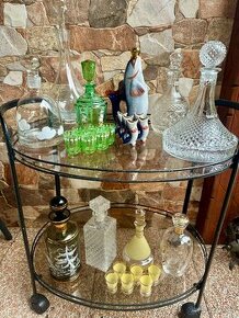 Karafy , sklenky - Leonardo Strada, octové konévky - 3