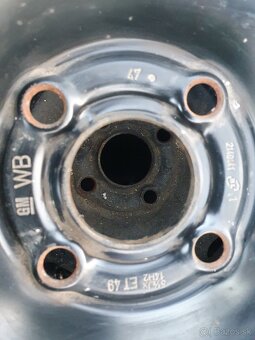 Predám letnú sadu 165/70 R14 - 3