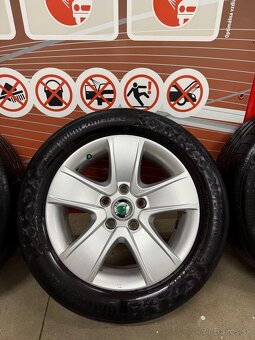 Originálne disky Škoda 16” s letnými pneu Continental - 3