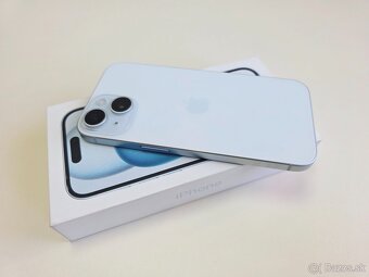 Apple iPhone 15 BLUE 128GB TOP STAV - 3